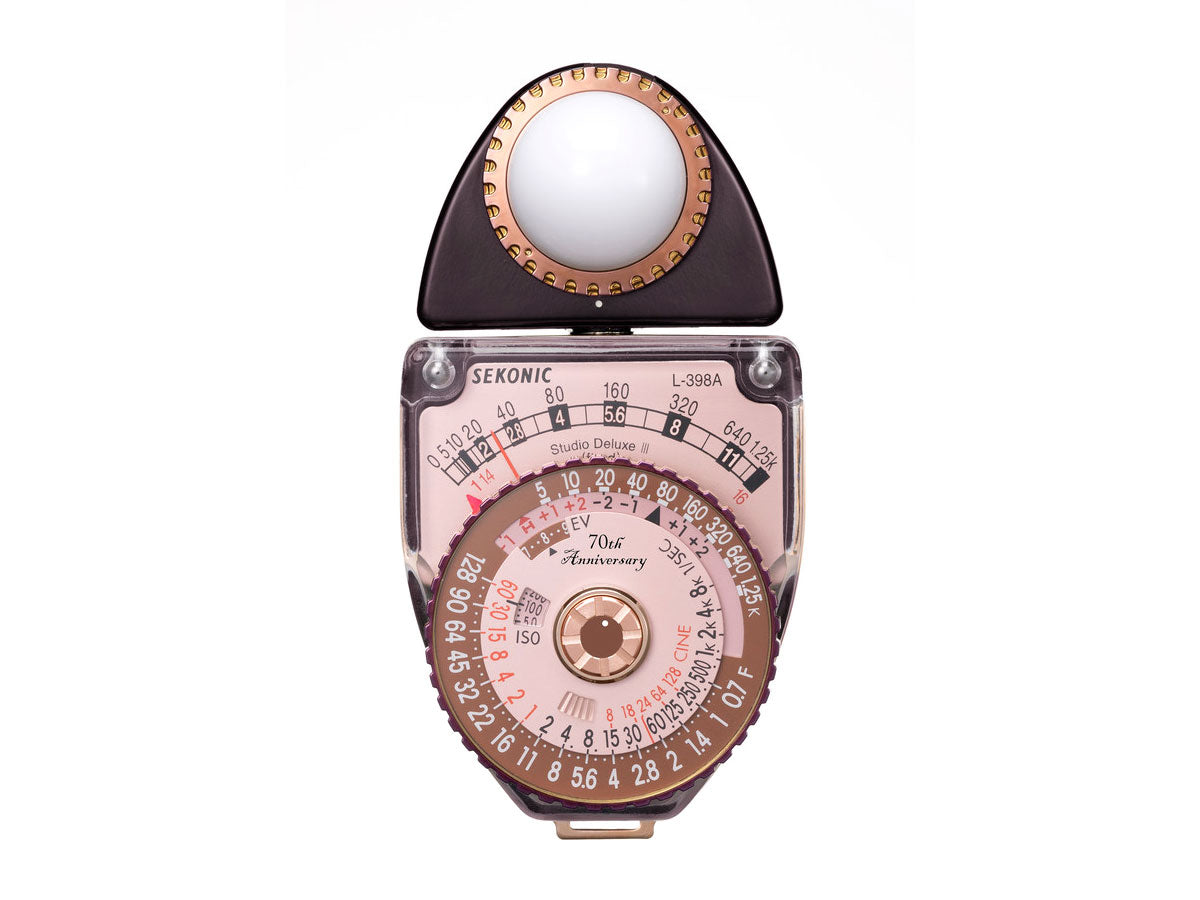 Sekonic 70th Anniversary Edition L-398A STUDIO DELUXE III Analog Light Meter