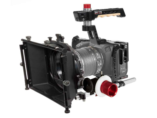 Shape BlackMagic Pocket Cinema 4K Cage Kit: Includes Matte Box & Follow Focus