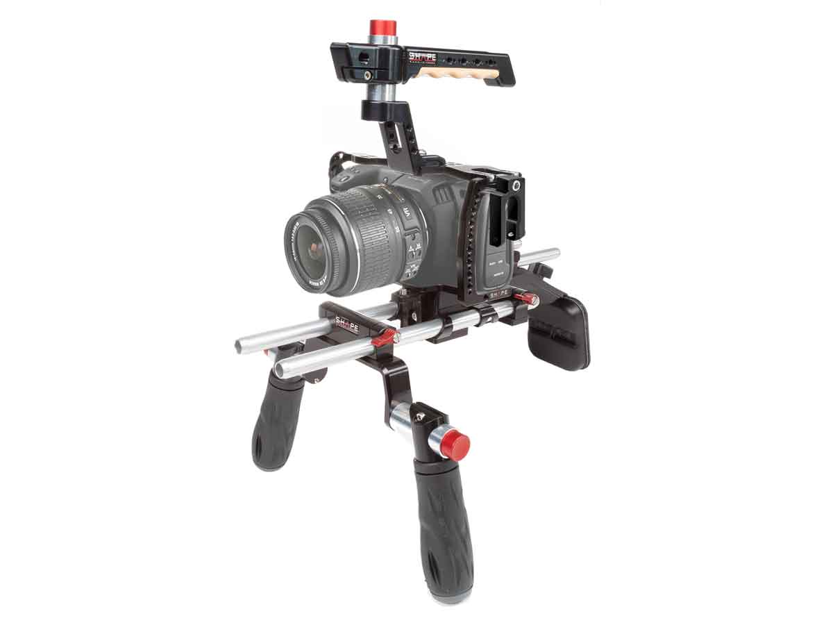 Shape BlackMagic Pocket Cinema 4K Offset Shoulder Mount