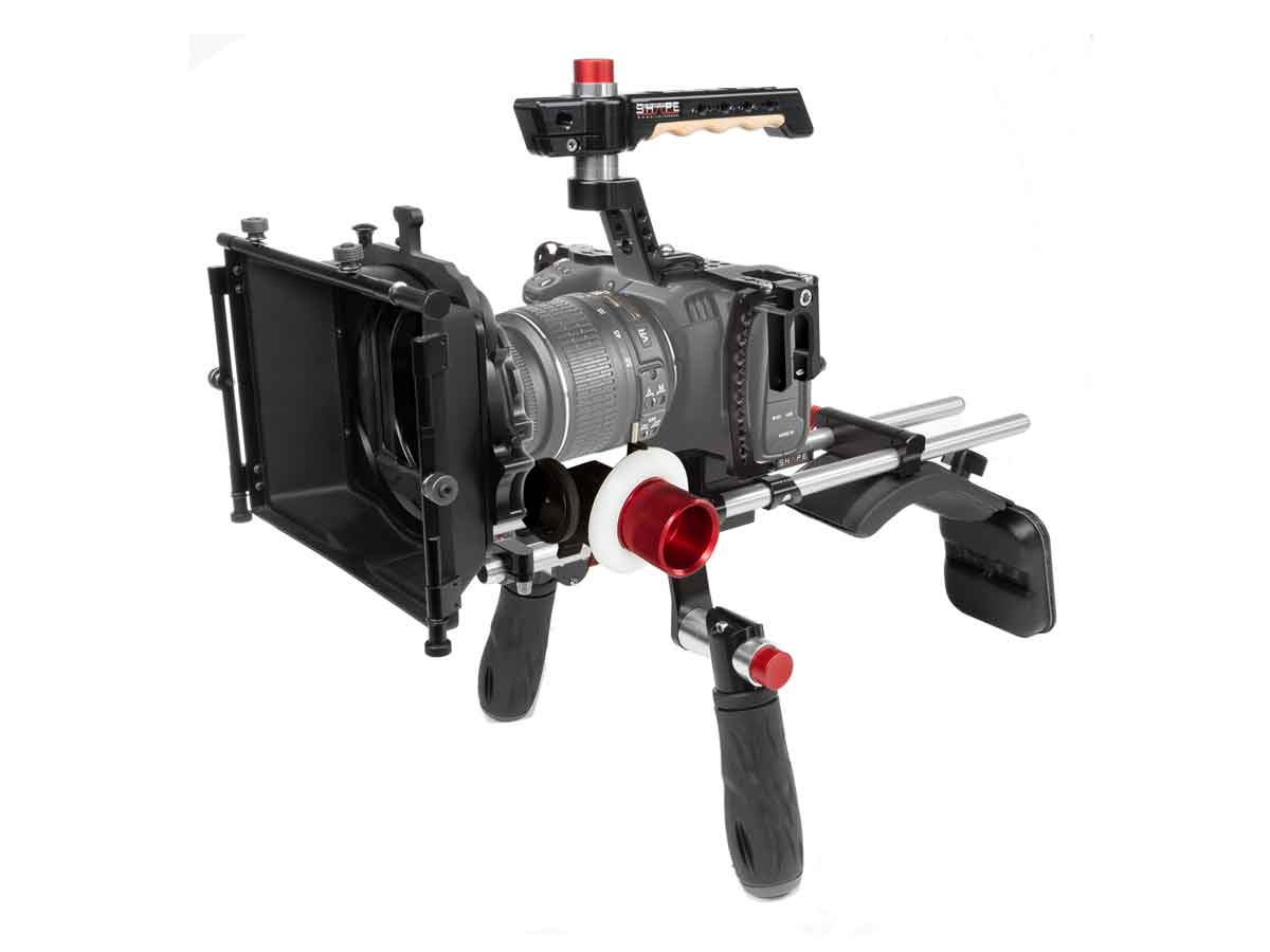 Shape BlackMagic Pocket Cinema 4K Shoulder Mount, Matte Box & Follow Focus