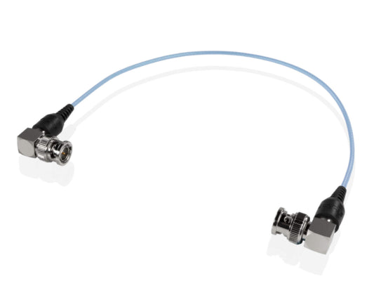 Shape Skinny 90-Degree BNC Cable 12 Inches - Blue