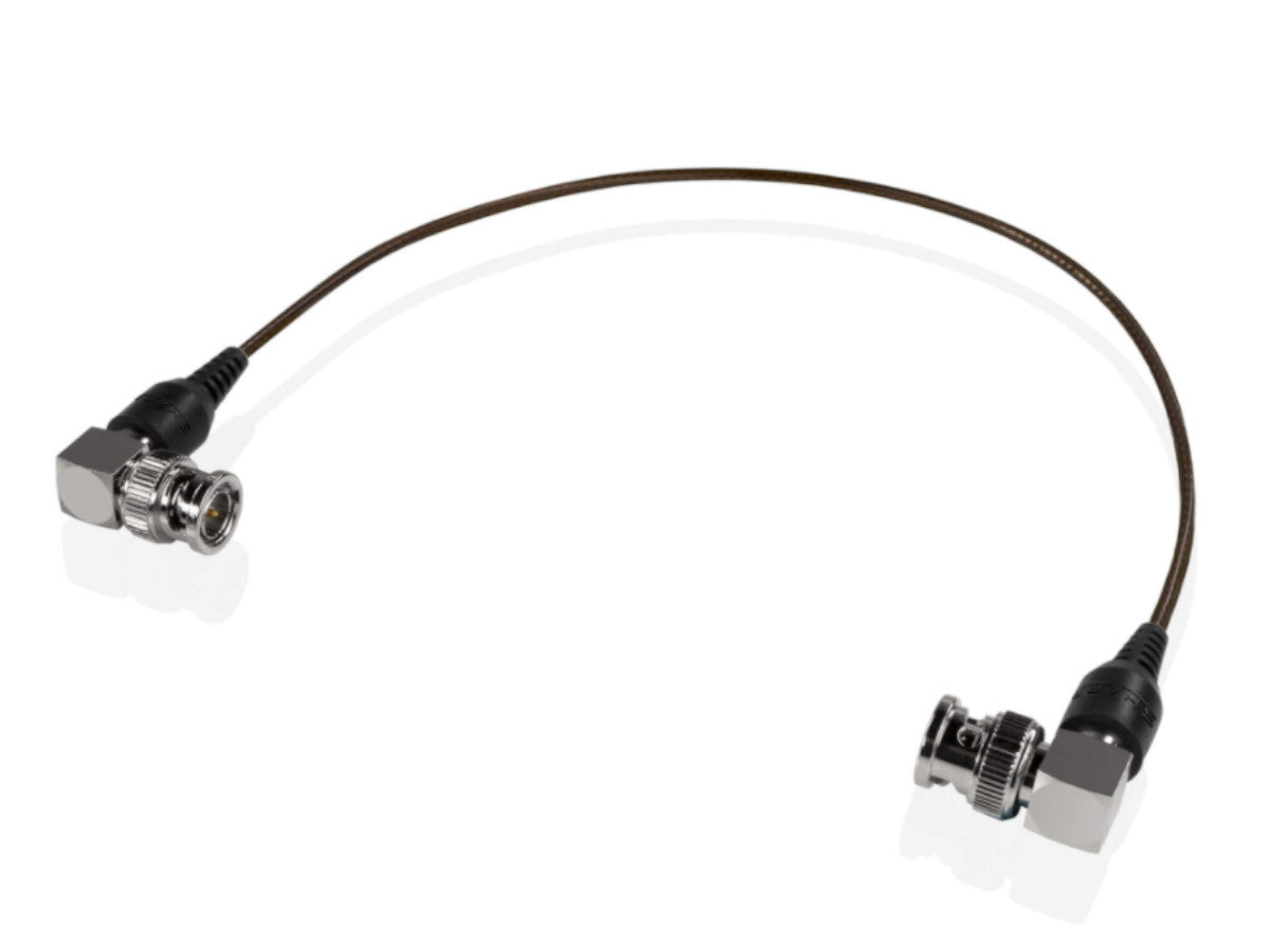 Shape Skinny 90-Degree BNC Cable 12 Inches - Black