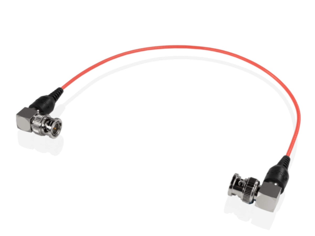 Shape Skinny 90-Degree BNC Cable 12 Inches - Red