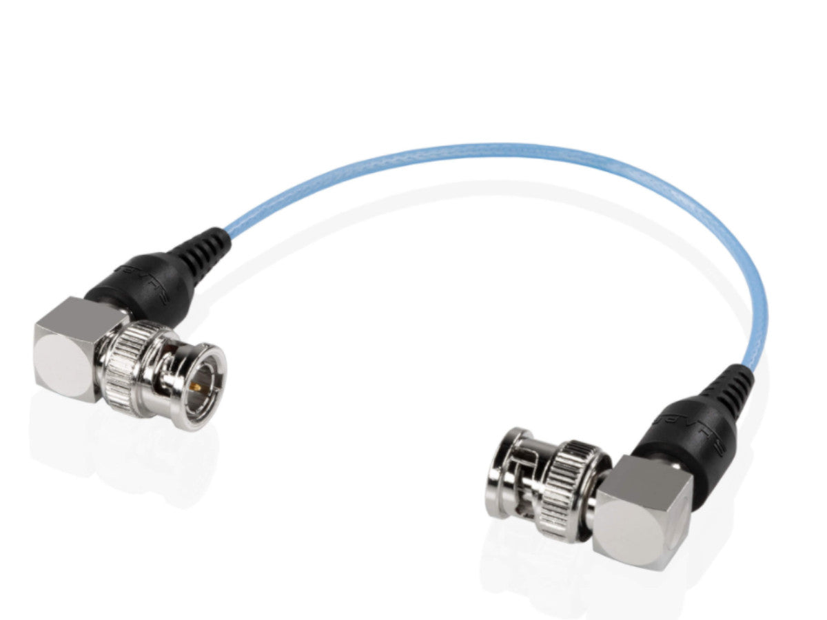 Shape Skinny 90-Degree BNC Cable 6 Inches - Blue