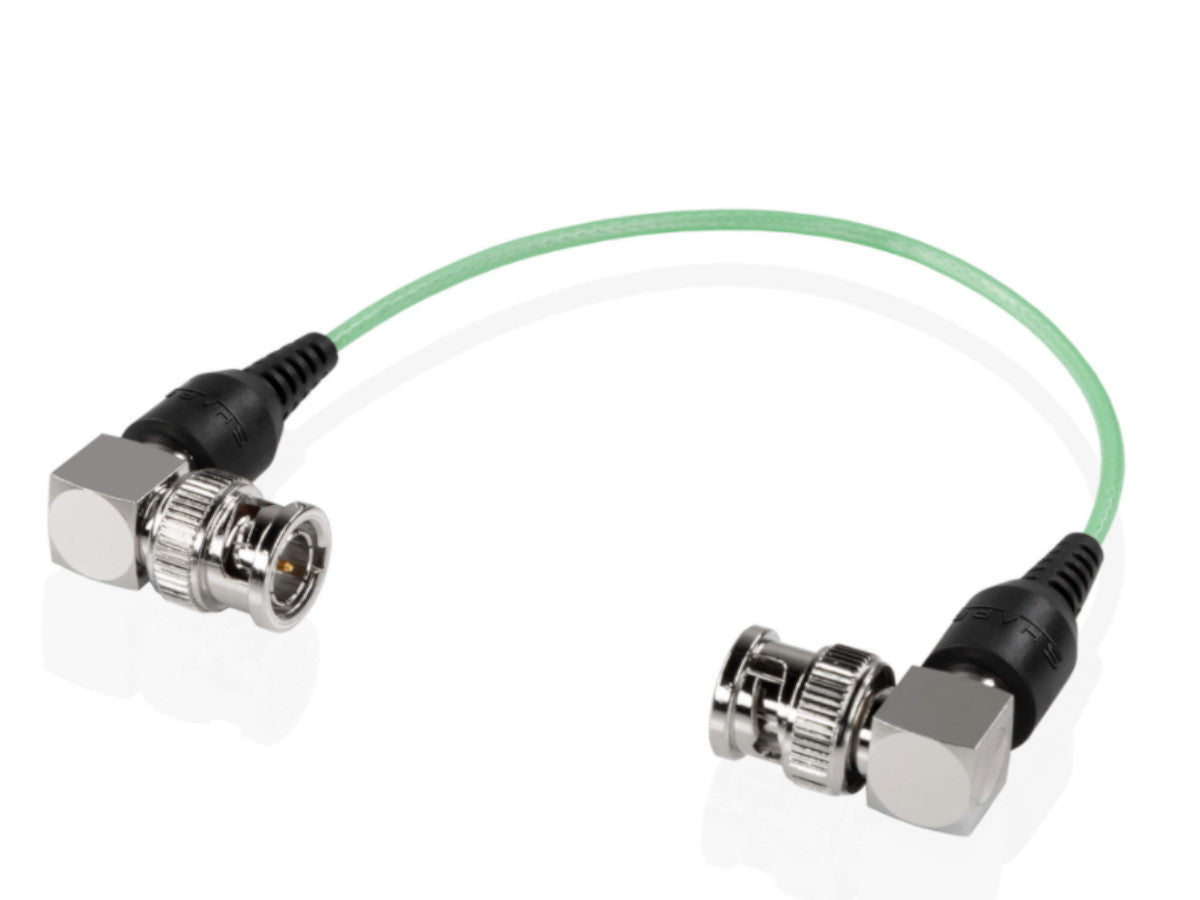 Shape Skinny 90-Degree BNC Cable 6 Inches - Green