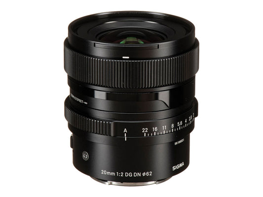 Sigma 20mm F2 DG DN | Contemporary Lens - Sony E Mount