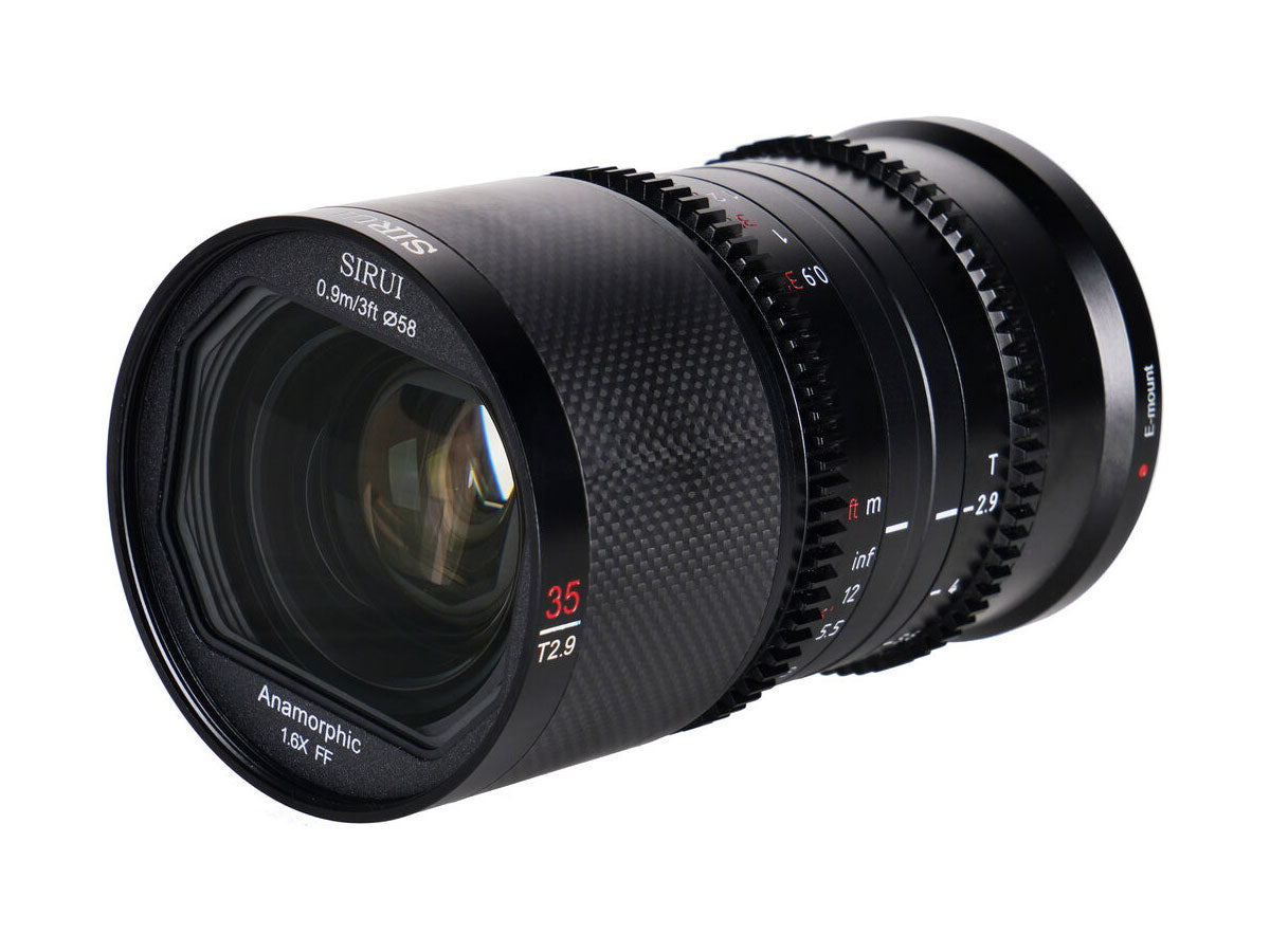 Sirui Saturn 35mm T2.9 1.6x Anamorphic Lens - Neutral Flare (E Mount)