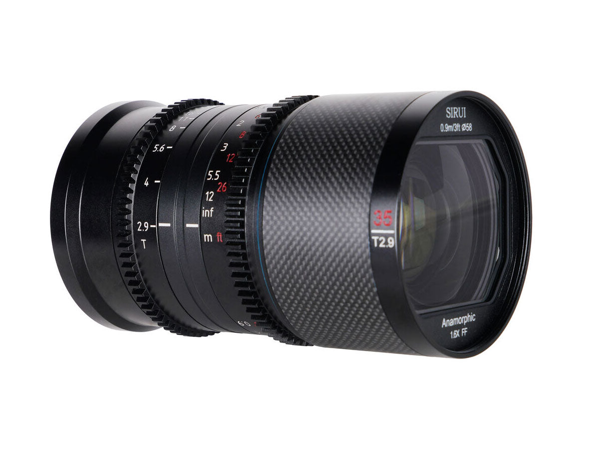 Sirui Saturn 35mm T2.9 1.6x Anamorphic Lens - Blue Flare (DL Mount)