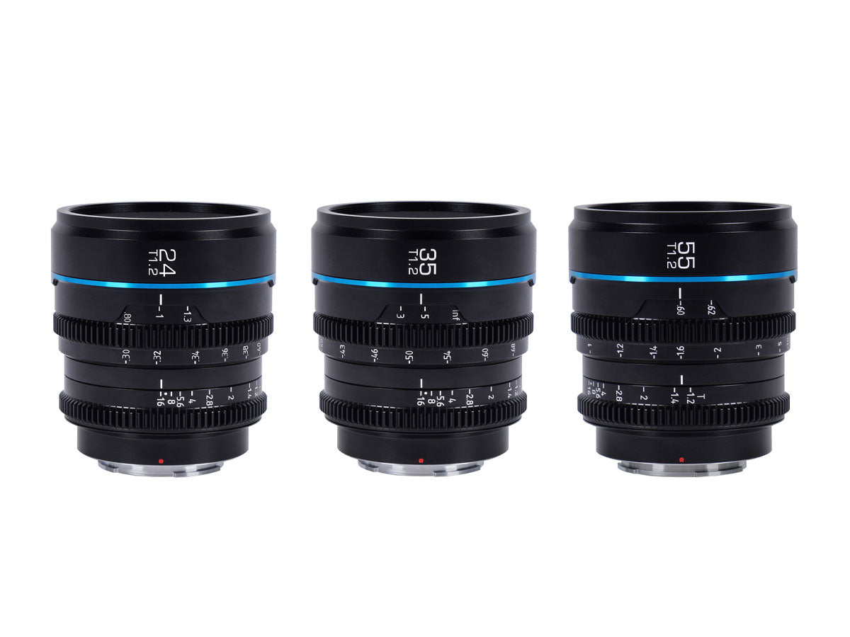 Sirui Nightwalker 24/35/55mm T1.2 Bundle - X Mount