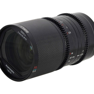 Sirui Saturn 75mm T2.9 1.6x Anamorphic Lens - Blue Flare (E Mount)