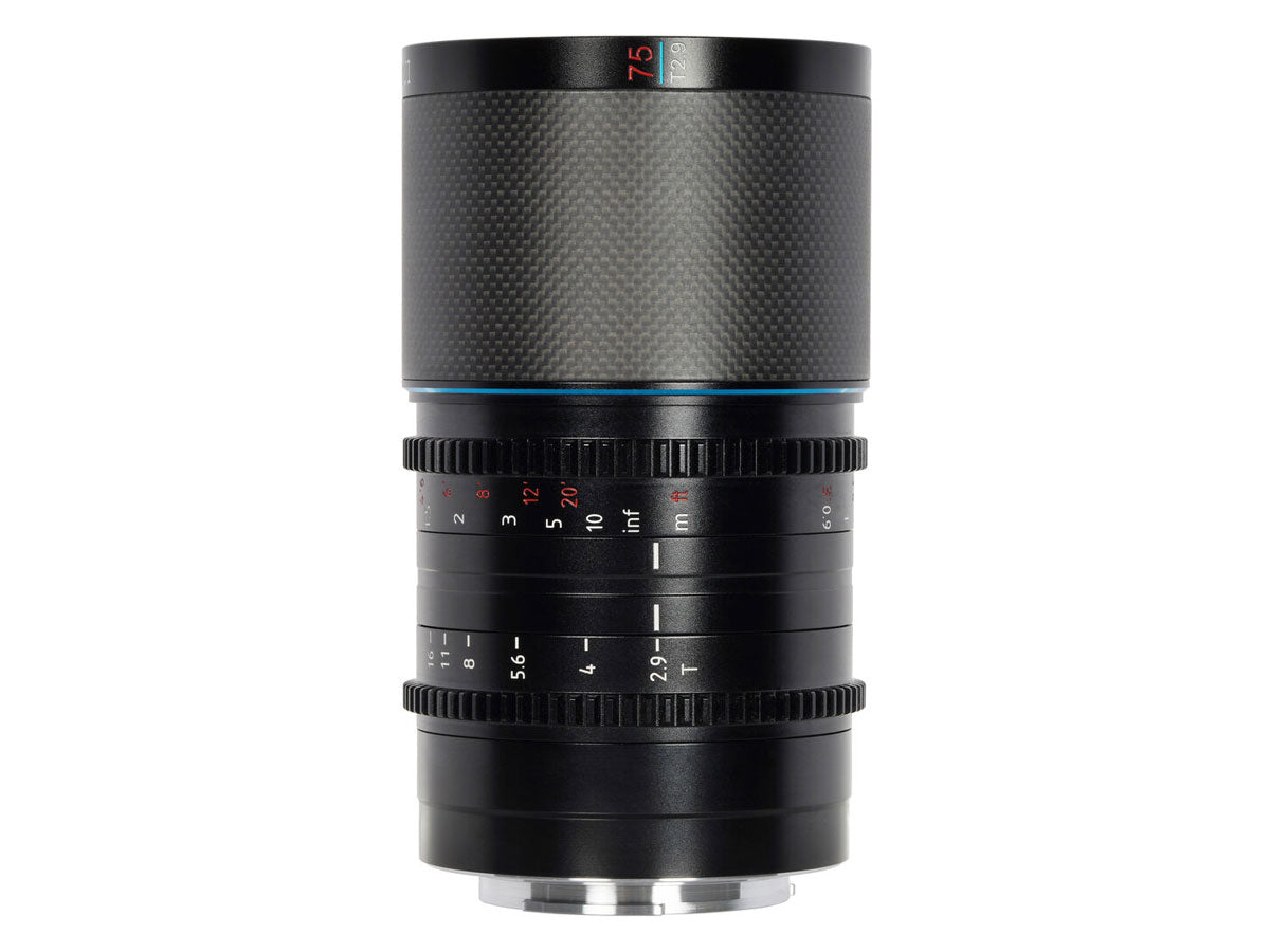 Sirui Saturn 75mm T2.9 1.6x Anamorphic Lens - Blue Flare (L Mount)