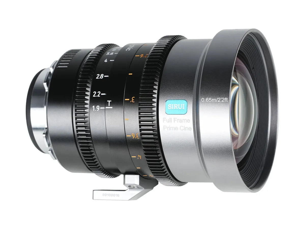Sirui IronStar 35mm T1.9 Lens - Blue Flare