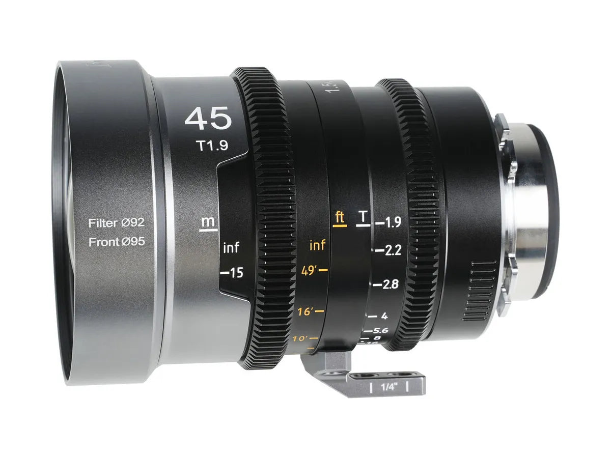 Sirui IronStar 45mm T1.9 Lens - Blue Flare