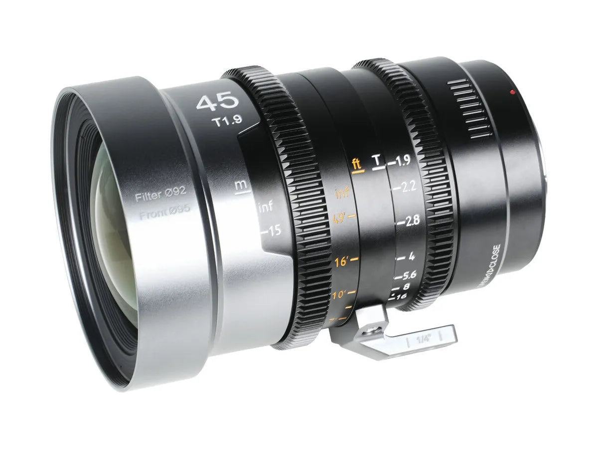 Sirui IronStar 45mm T1.9 Lens - Blue Flare
