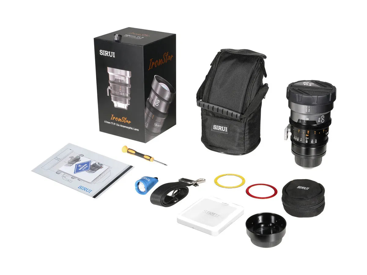 Sirui IronStar 60mm T1.9 Lens - Blue Flare