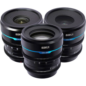 Sirui Nightwalker 24/35/55mm T1.2 Bundle - X Mount