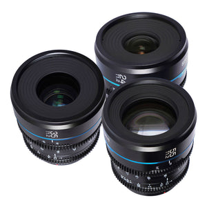 Sirui Nightwalker 24/35/55mm T1.2 Bundle - MFT Mount