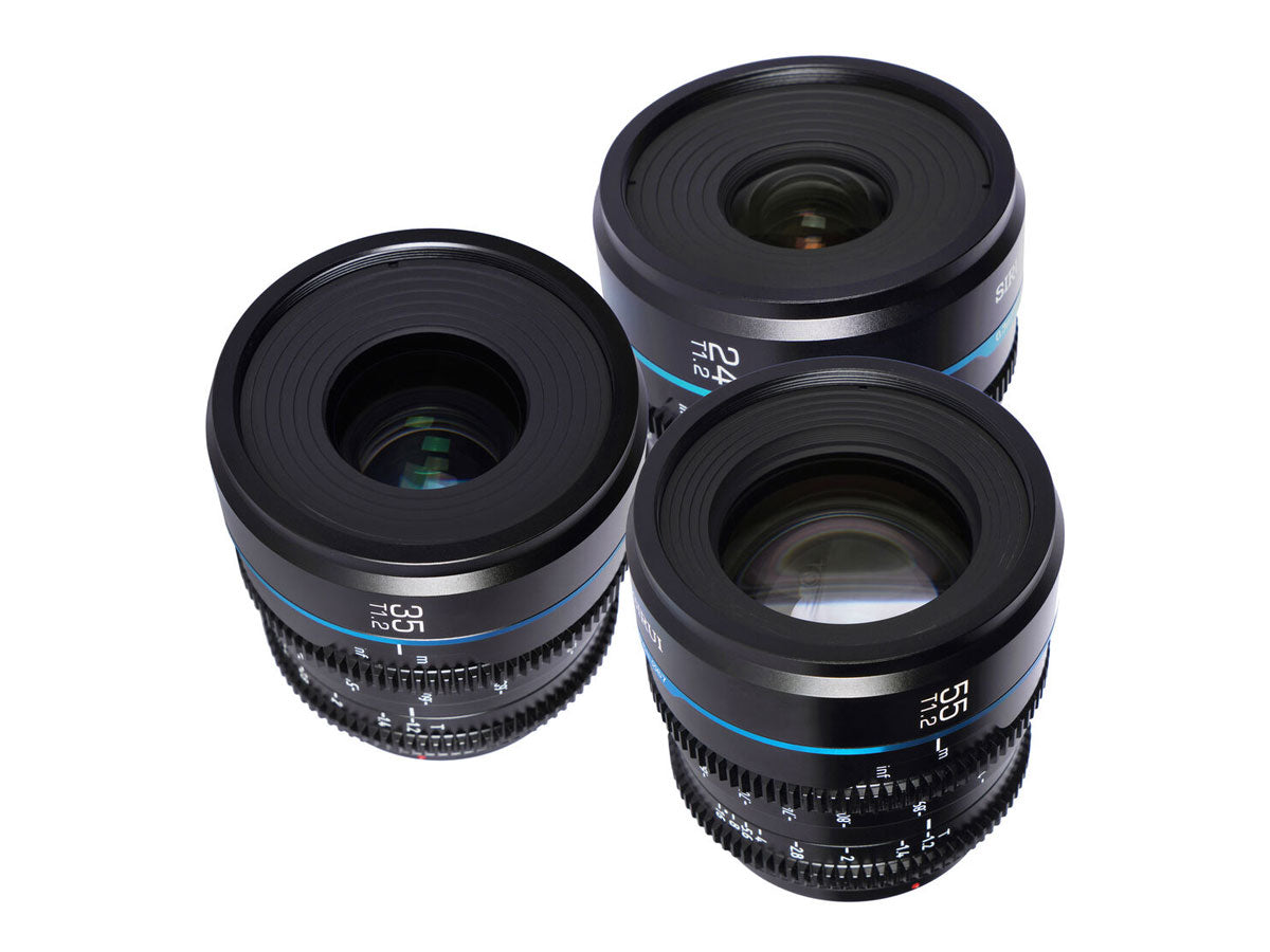 Sirui Nightwalker 24/35/55mm T1.2 Bundle - MFT Mount