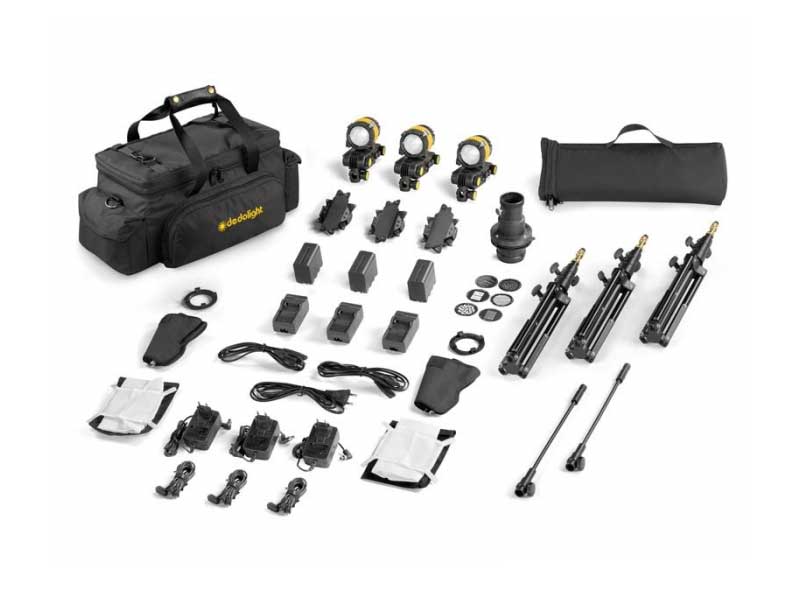 Dedolight 3 Light Micro Kit - Daylight
