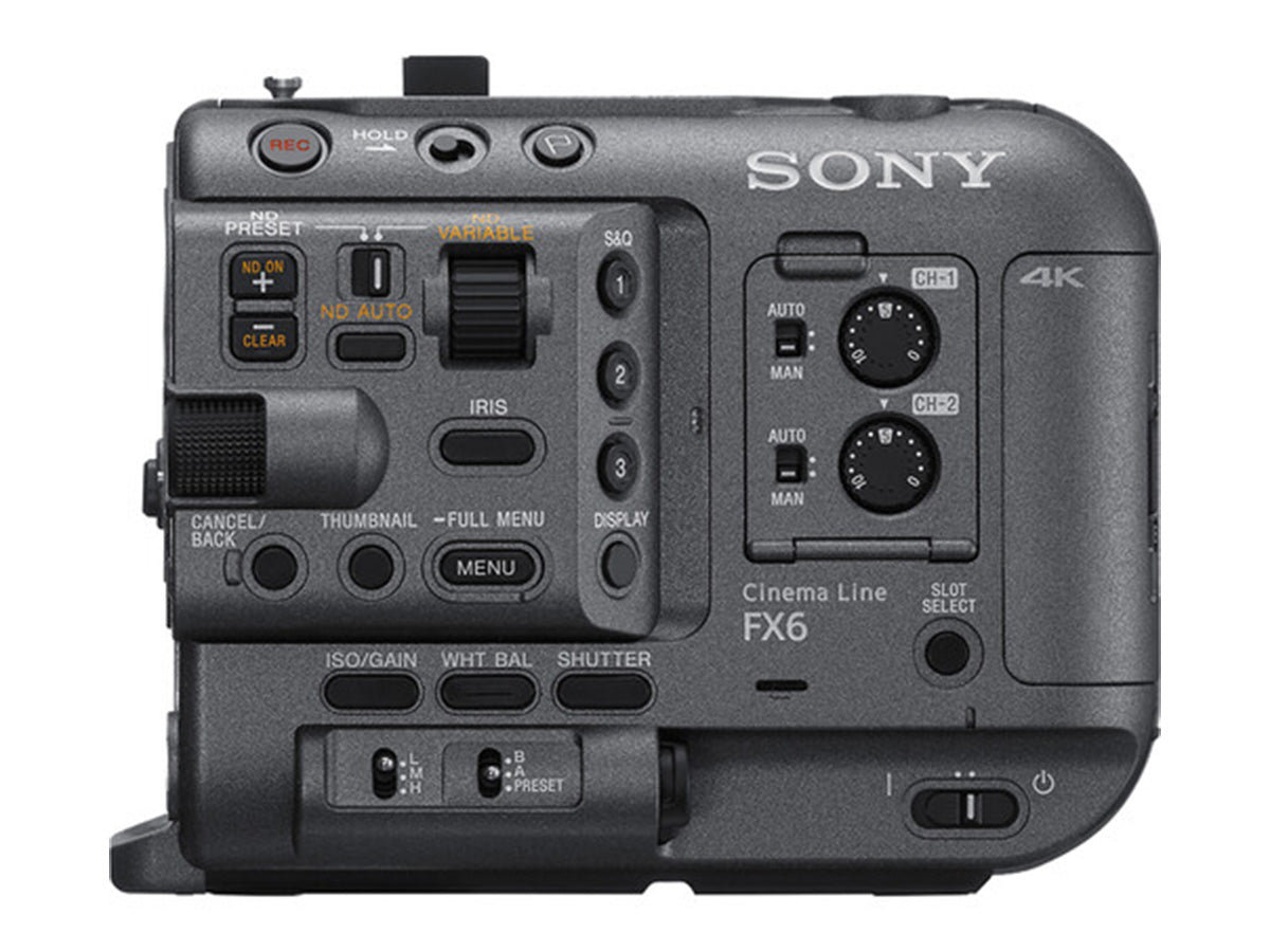 Sony FX6 Cinema Camera - Body Only