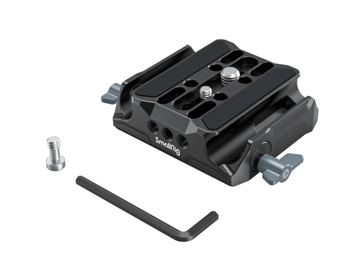 SmallRig Universal LWS Baseplate with Dual 15mm Rod Clamp