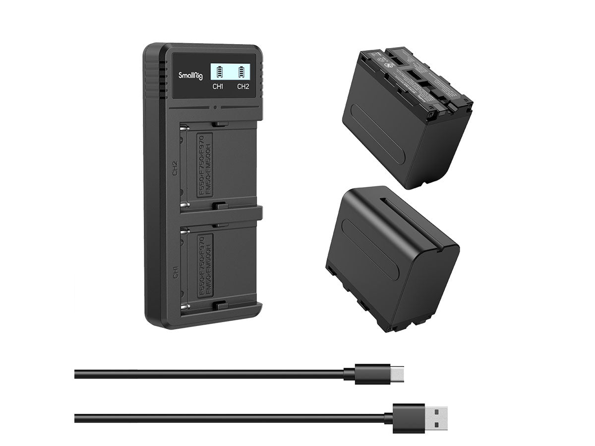 SmallRig NP-F970 Battery and Charger Kit