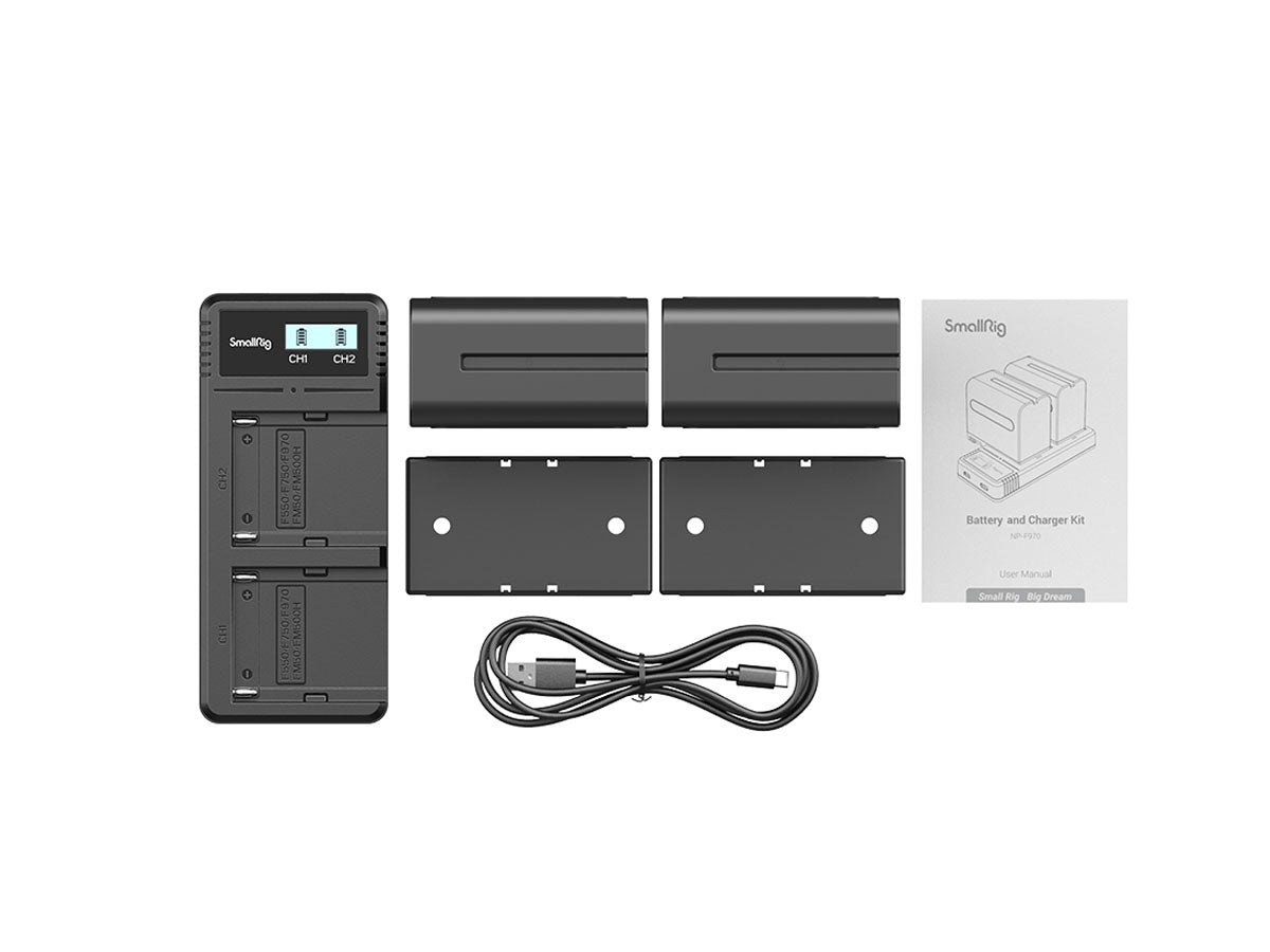 SmallRig NP-F970 Battery and Charger Kit