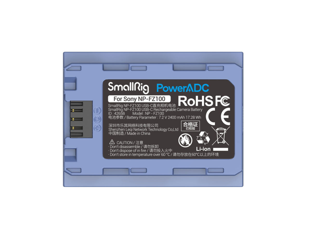 SmallRig NP-FZ100 Rechargeable Camera Battery