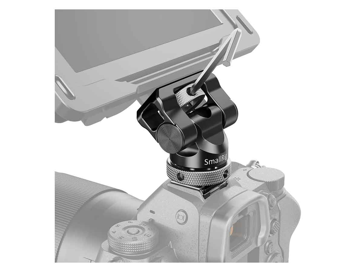 SmallRig Swivel and Tilt Monitor Mount with Cold Shoe BSE2346