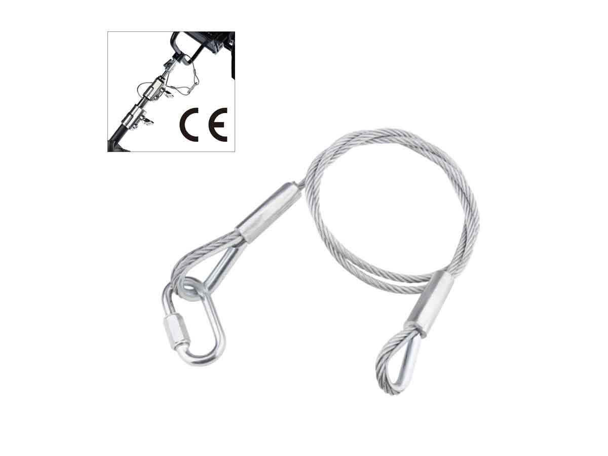 KUPO 100cm Safety Wire- 4.8mm Diameter - 50Kg