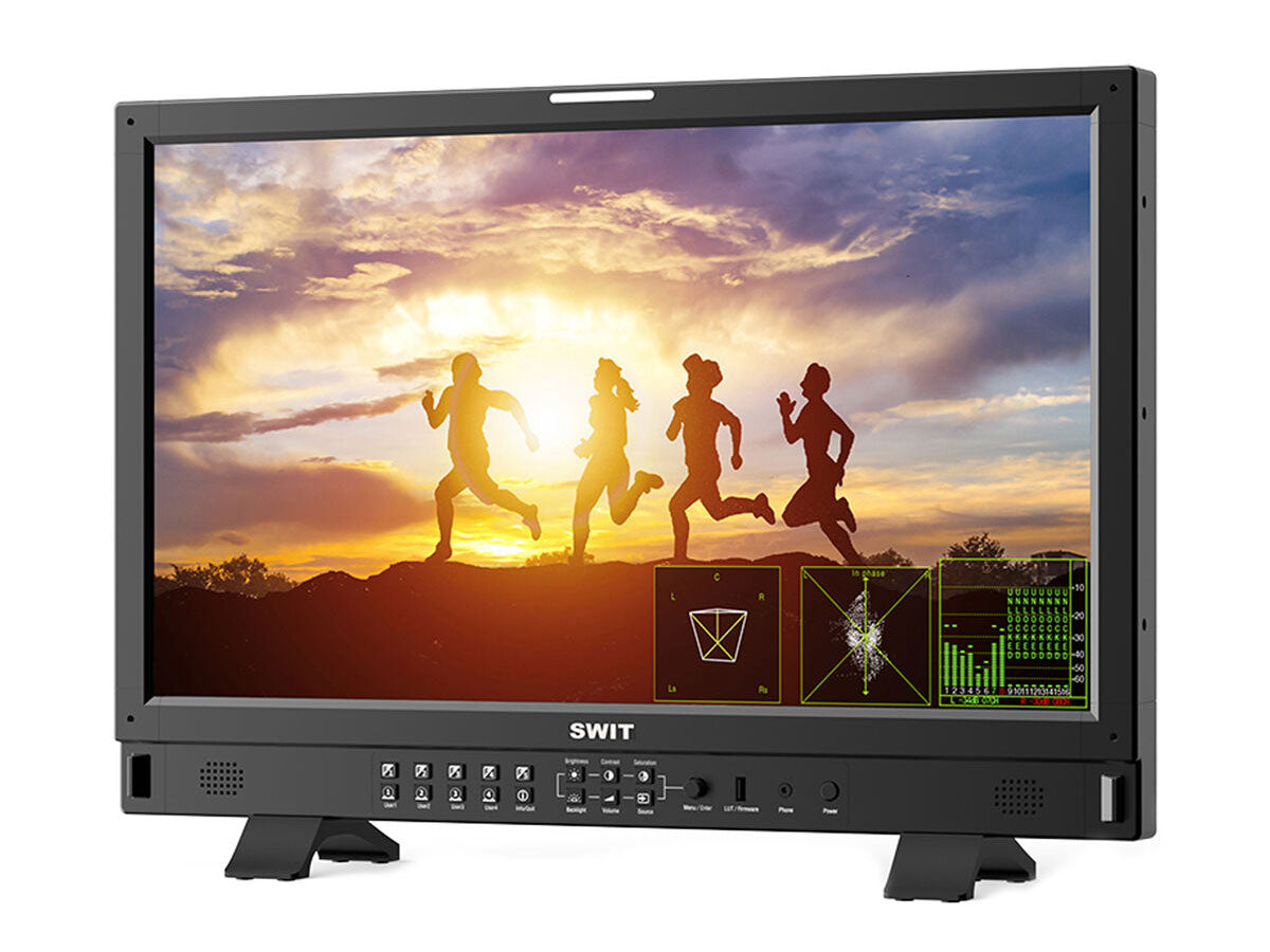 Swit BM-U245 | 23.8" 8K 4x12GSDI UHD Zero-Delay Monitor