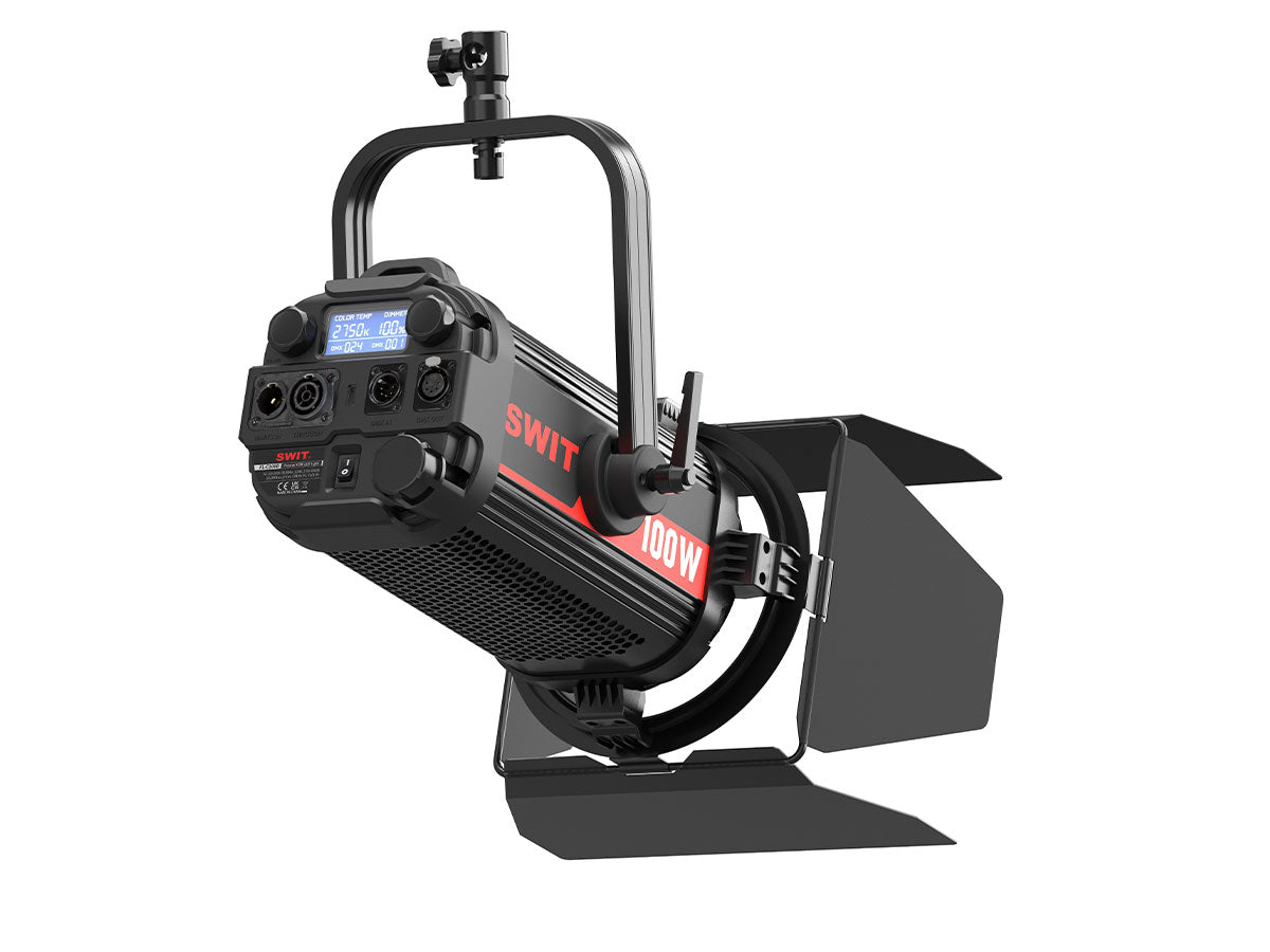 Swit 100W Bi-color Fanless Studio Fresnel Light