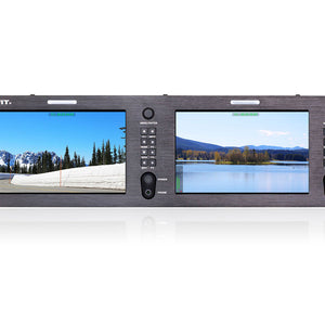 Swit M-1073H Dual 7-inch FHD Rack LCD Monitor