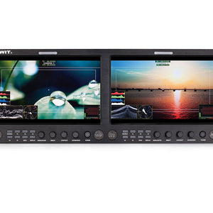 Swit M-1093F Dual 9-inch FHD Waveform Rack LCD Monitor