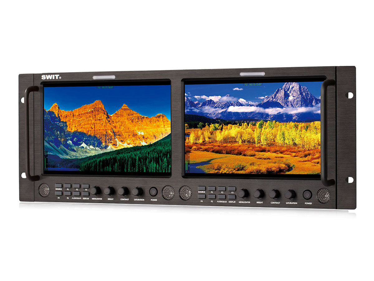 Swit M-1093H Dual 9-inch FHD Rack LCD Monitor