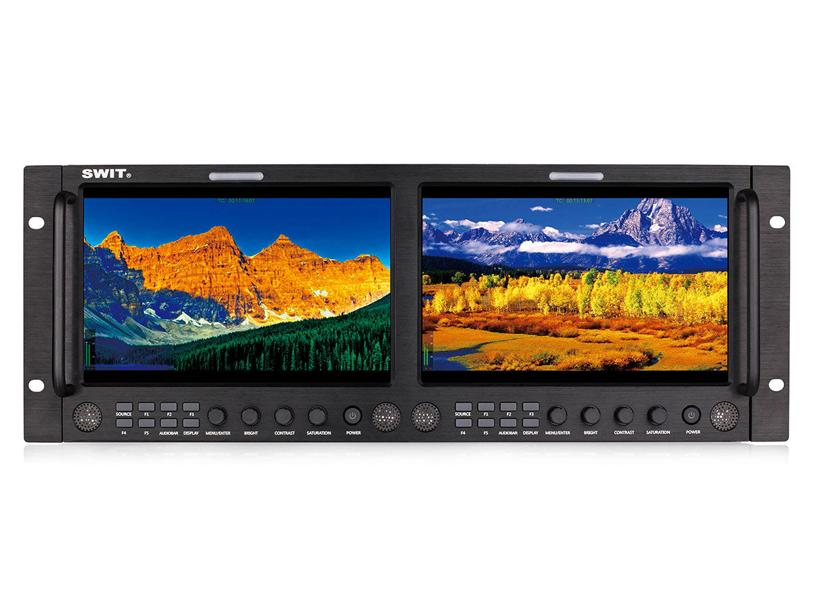 Swit M-1093H Dual 9-inch FHD Rack LCD Monitor