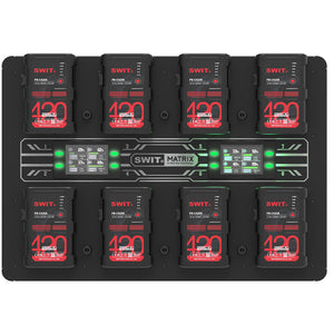 Swit MATRIX-A8 8x100W Wall Charger - Gold Mount