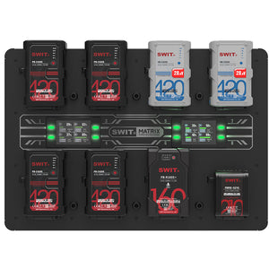 Swit MATRIX-S8 8x100W Wall Charger - V-Mount