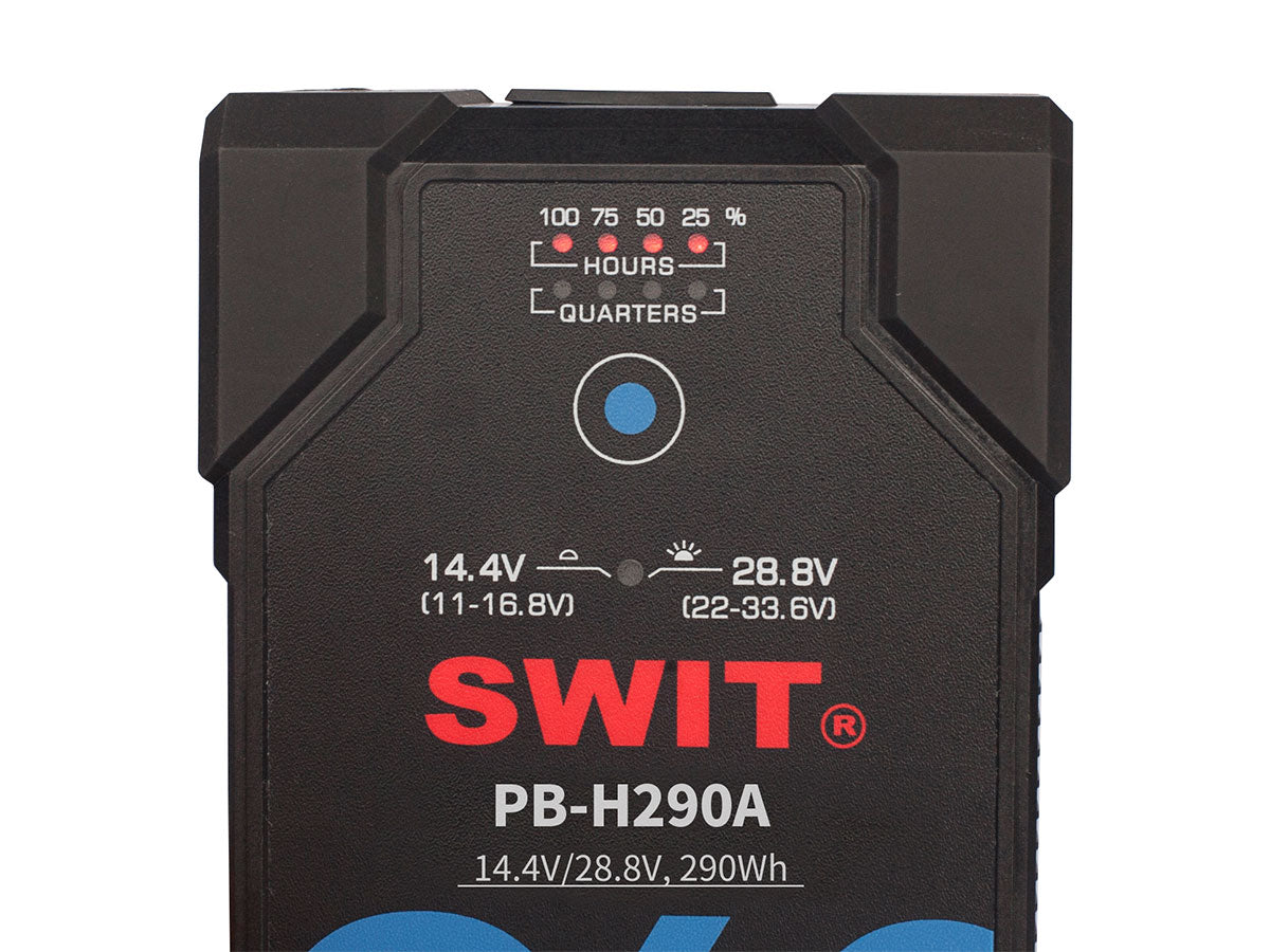 SWIT PB-H290A 290Wh High Load Bi-voltage Battery - Gold Mount