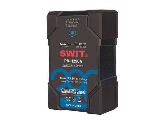 SWIT PB-H290A 290Wh High Load Bi-voltage Battery - Gold Mount