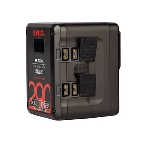 Swit PB-S290A 290Wh Multi-sockets Square Battery - Gold Mount