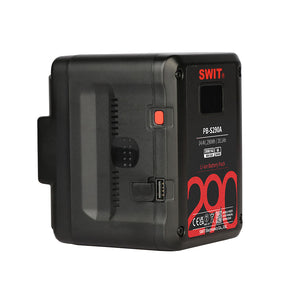 Swit PB-S290A 290Wh Multi-sockets Square Battery - Gold Mount