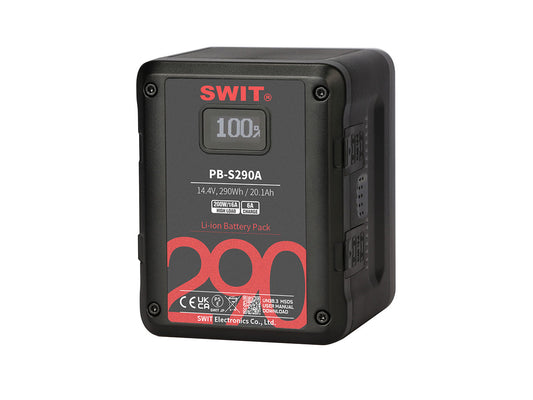Swit PB-S290A 290Wh Multi-sockets Square Battery - Gold Mount