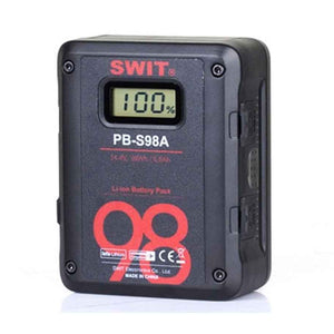 Swit 98Wh PB-S98A Square Digital Battery - Gold Mount