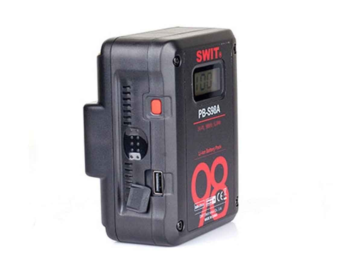 Swit 98Wh PB-S98A Square Digital Battery - Gold Mount