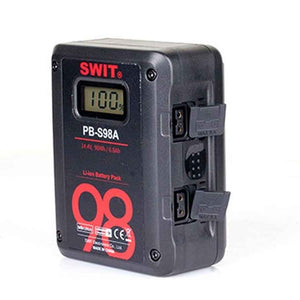 Swit 98Wh PB-S98A Square Digital Battery - Gold Mount