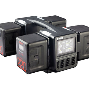 SWIT PC-P461A - 4ch x max 6A Top Fast Simultaneous 14V/28V Charger - Gold-Mount
