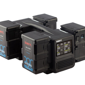 SWIT PC-P461B - 4ch x max 6A Top Fast Simultaneous 14V/28V Charger - B-Mount