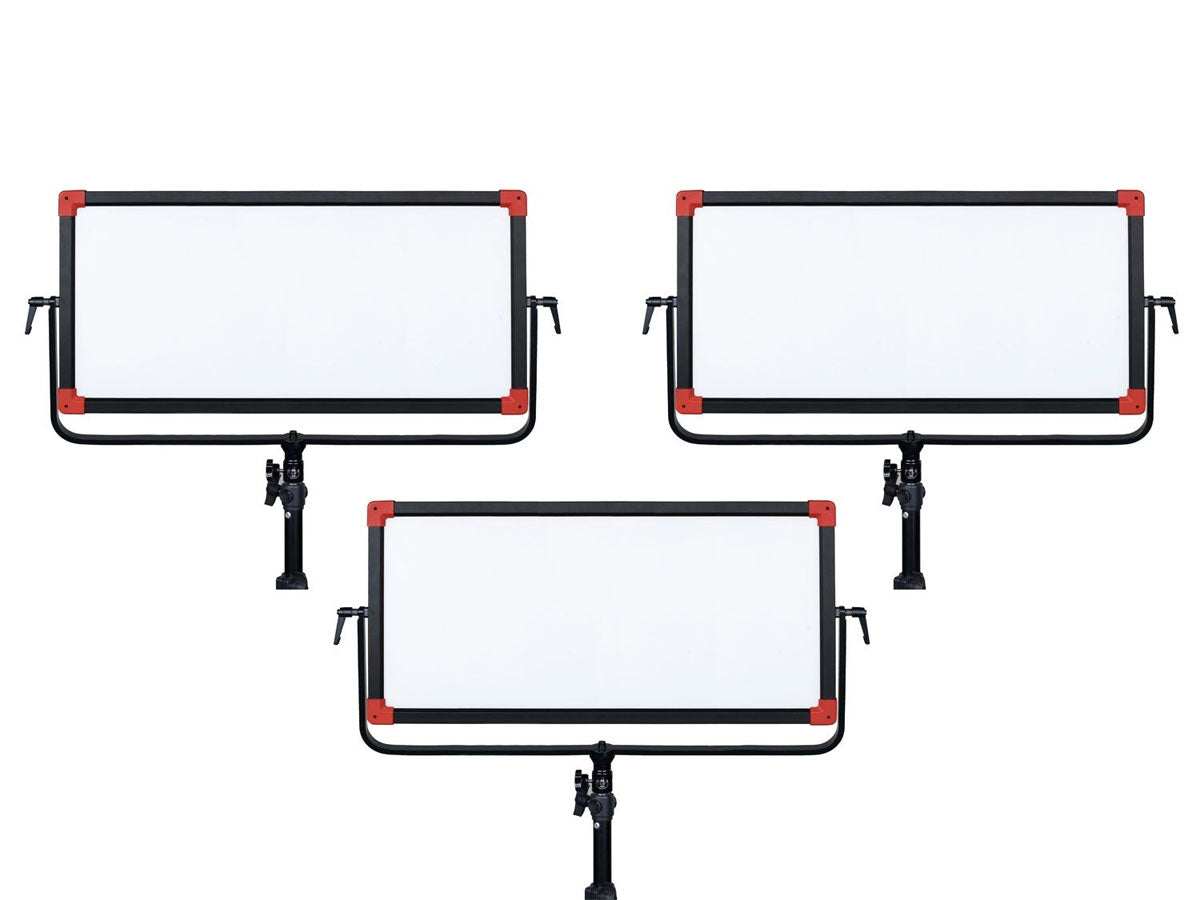 SWIT PL-E90D/3 Portable Bi-color SMD Panel LED Light DMX Set of 3