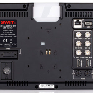 Swit S-1093F 9-inch On Camera LCD Monitor - Luxury Package